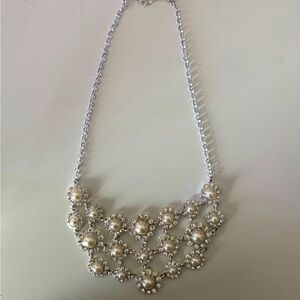 Charter Club Silver & Pearl Necklace